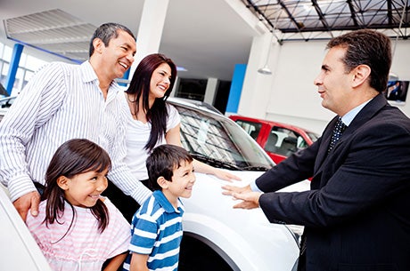 family with car salesman Larry Green Chevrolet in Cottonwood AZ